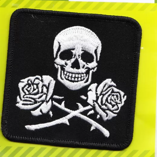 Applique Skull with Rose