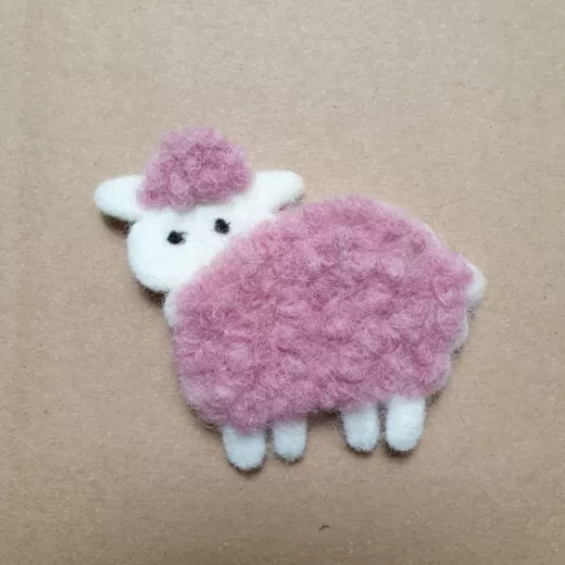 Applique Sheep pink