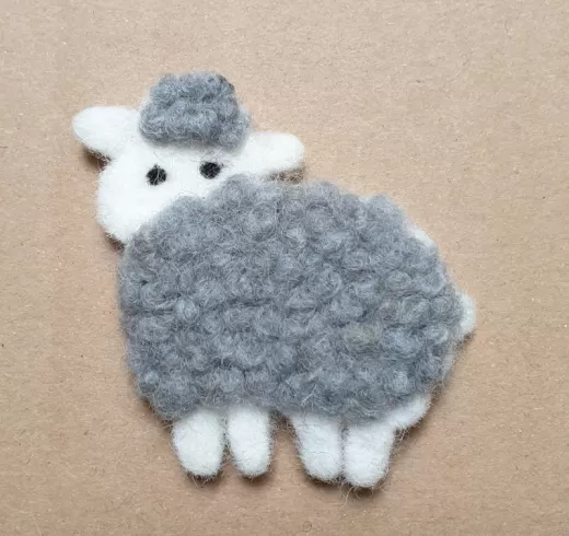 Applique Sheep gray