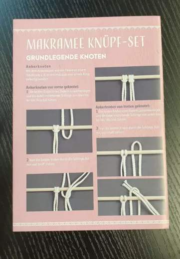 Makramee-Set Wandschmuck