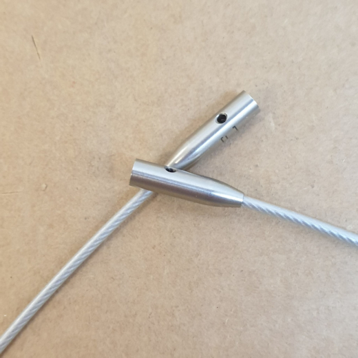 ChiaoGoo Swiv Silber Seile - S 5 cm