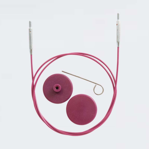 Knit Pro Seil Edelstahl 50 cm