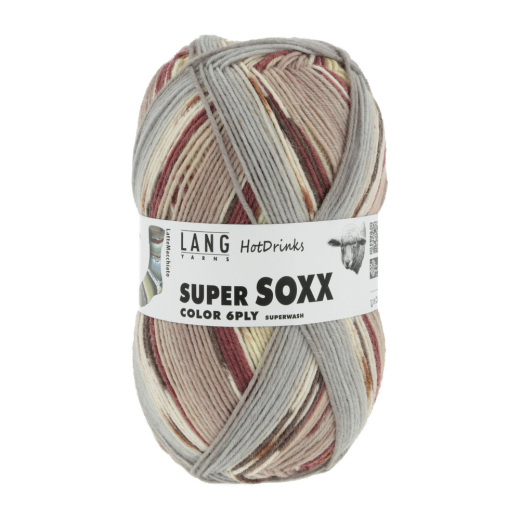 Lang Yarns Super Soxx Color 6-fach - LatteMacchiato