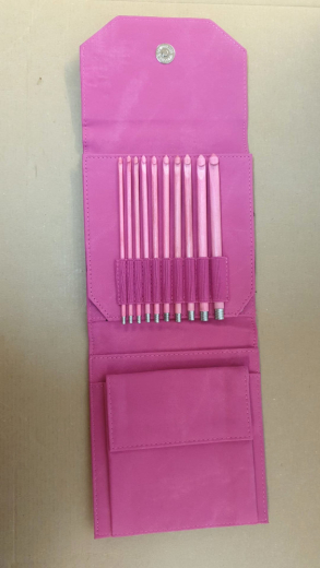 Lykke Crochet Hook Set Blush Fuchsia