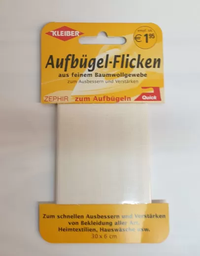 Kleiber Zephir Iron-on Patches - cream