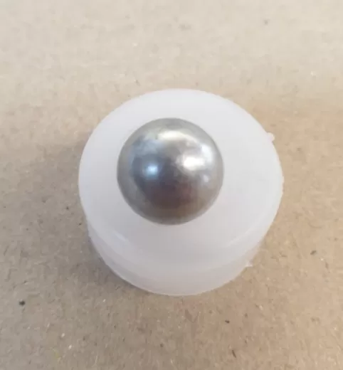 Button half ball metal - 11 mm