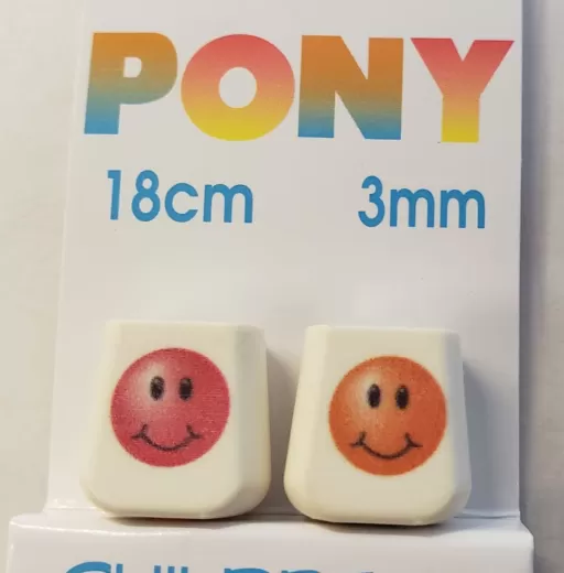 Pony Kinderstricknadeln Smiley Face 18 cm - 3,0