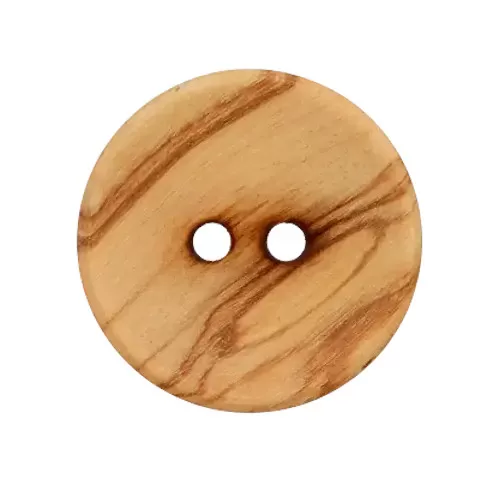 Wooden button round - 51 mm