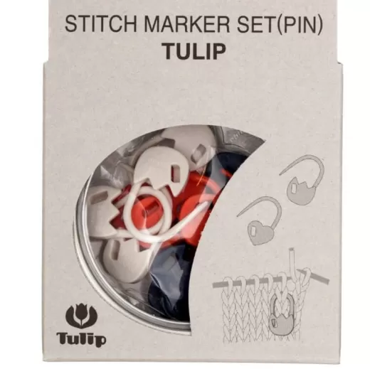 Tulip Maschen-Markierer verschließbar - Set Tulpe