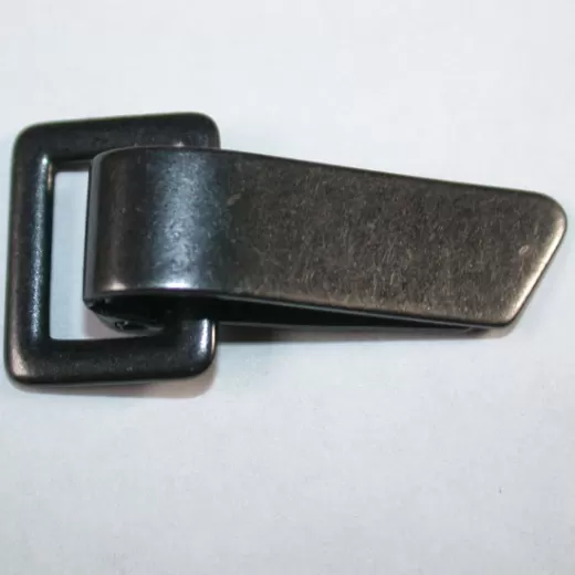 Metal Clasp black 25 mm