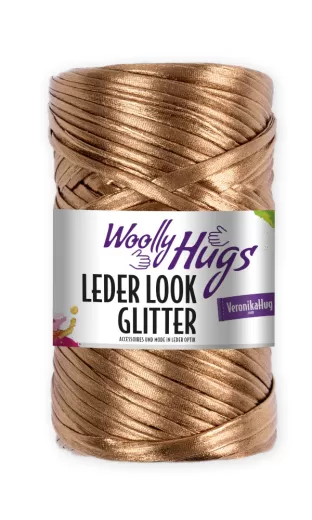 Woollly Hugs Leder Look GLITTER 29