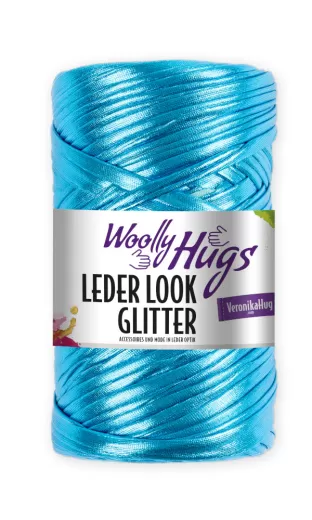 Woollly Hugs Leder Look GLITTER 65