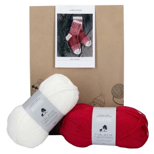 Novita Ulrika Sockenkit rot