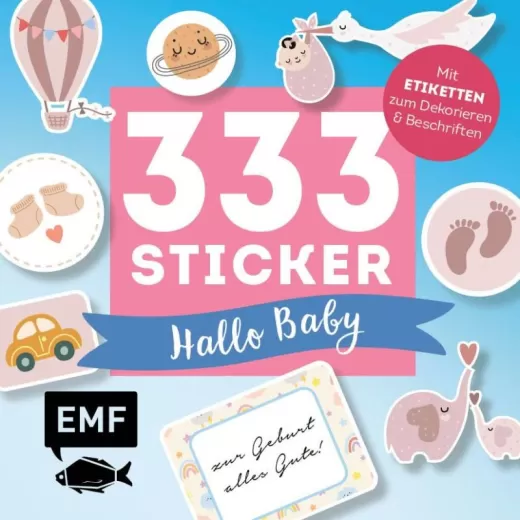 333 Aufkleber – Hallo Baby