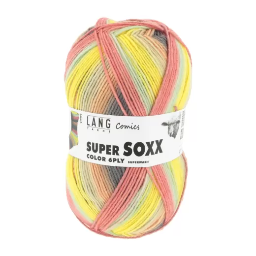 Lang Yarns Super Soxx Color 6ply - Smash