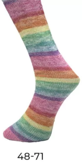 Ferner Sock Yarn 4ply - Rainbow 48-71