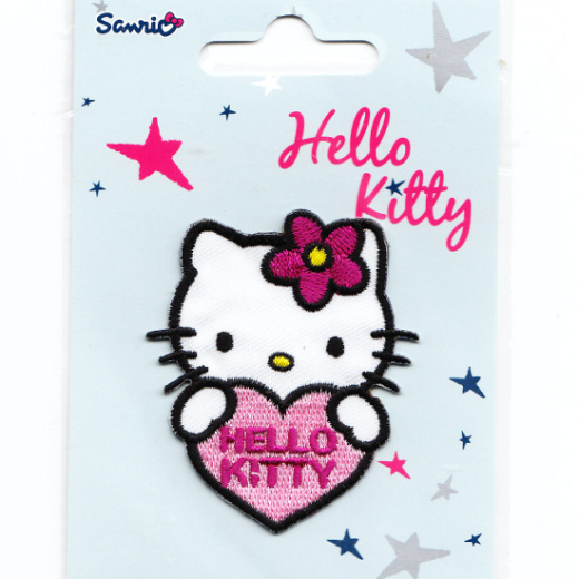 Applique Hello Kitty with Heart