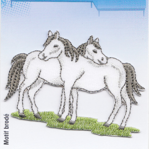 Applique Two Horses