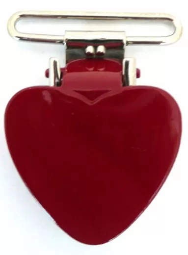 Heart Suspender Clips
