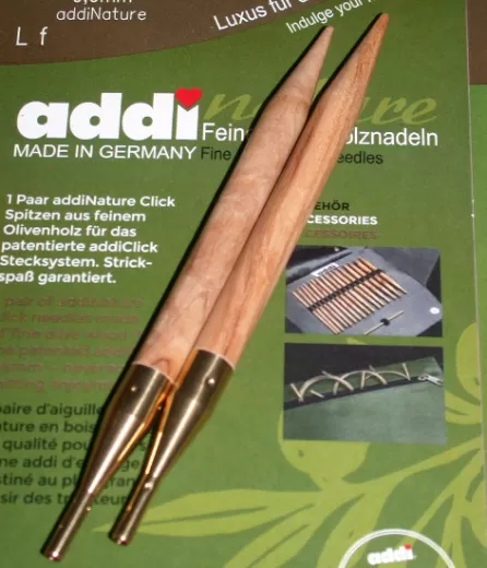 addiClick Tips Olive Wood 10,0 (US 15)