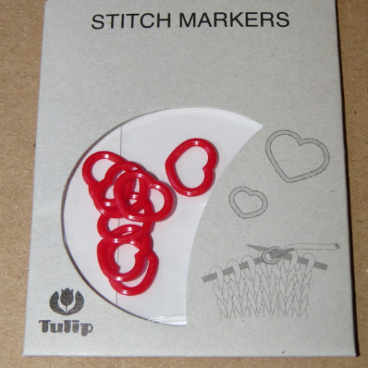 Tulip Stitch Markers - Heart M