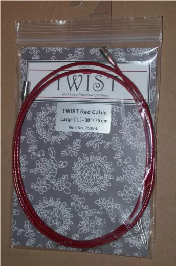 ChiaoGoo Twist Cable red - L 20 cm