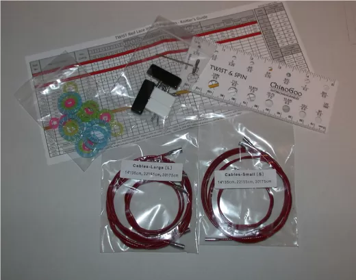 ChiaoGoo Twist Red Lace - Complete 5