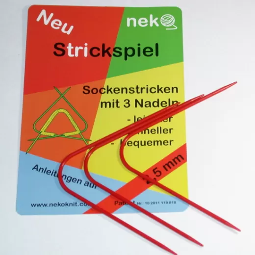 Neko Gebogenes Strickspiel - 4,0