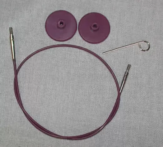 Knit Pro Cable Purple 50 cm