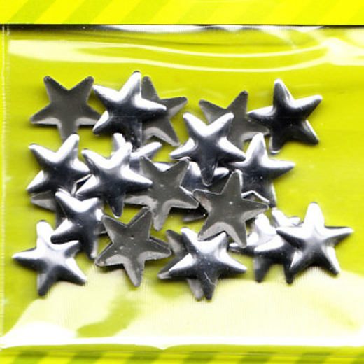 Nailheads Stars - silver