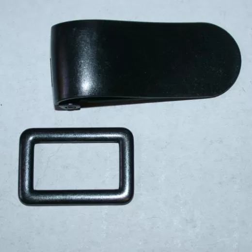 Metallclip schwarz 40 mm