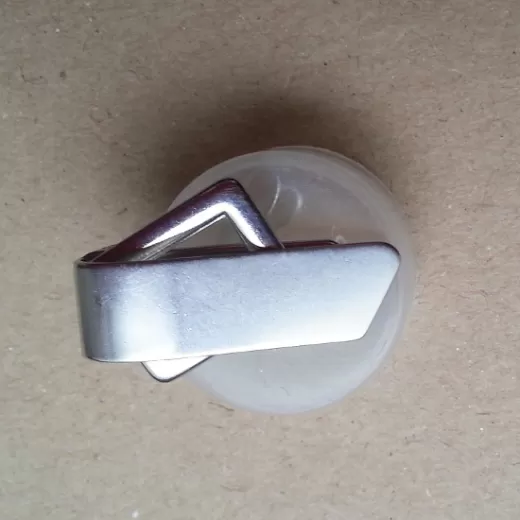 Metallverschluss silber 25 mm