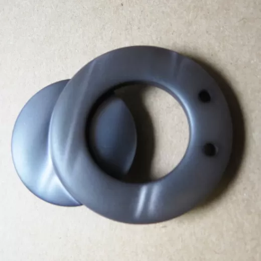 Magnetic Clasp round matt grey