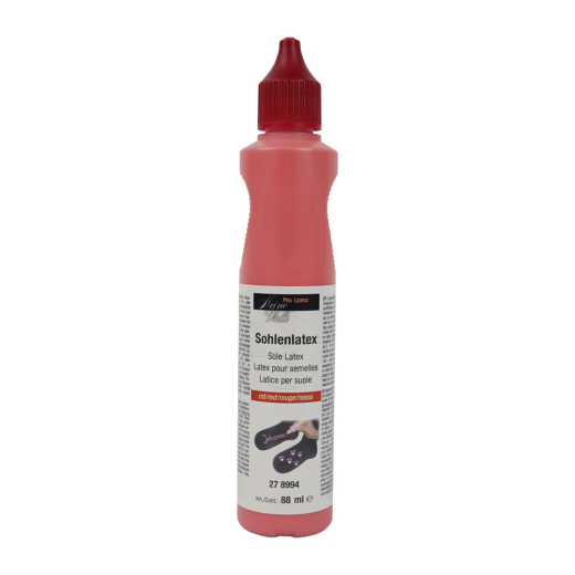 Pro Lana Sohlenlatex 88ml - rot