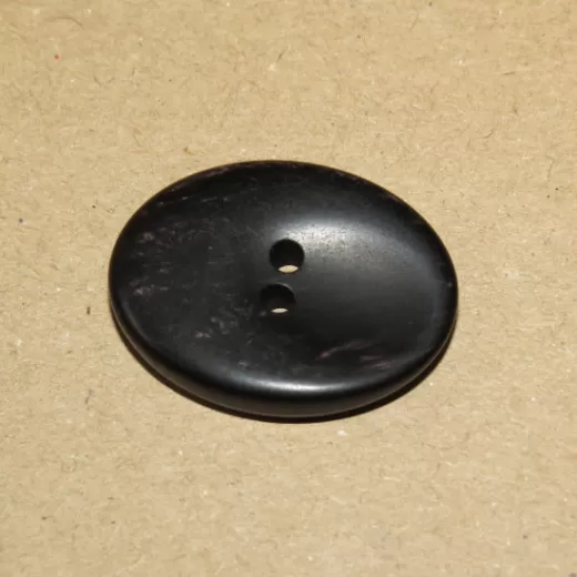 Knopf Kunststoff - 23 mm - schwarz