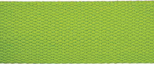Cotton Webbing Strap 25 mm - green