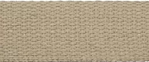 Cotton Webbing Strap 25 mm - dark beige