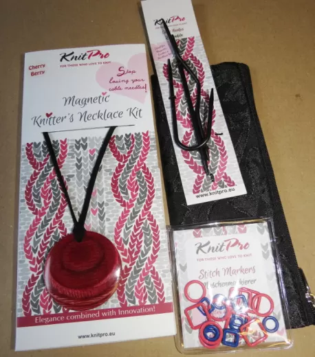 Knit Pro Bausatz Kette - Cherry Berry