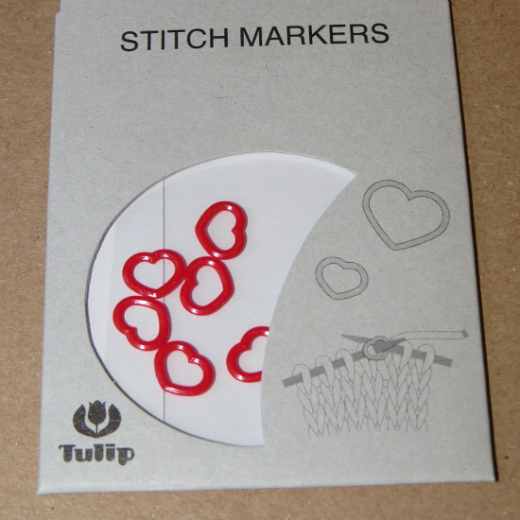 Tulip Stitch Markers - Heart S