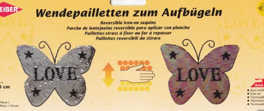 Kleiber Wendepailletten - Schmetterling