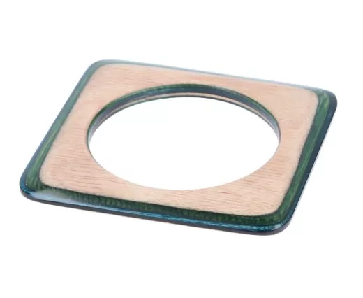 Teekri Armreif GROOVE Quadrat - M