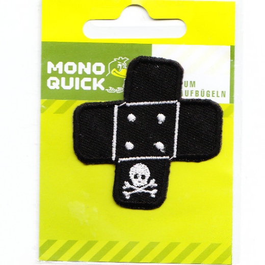 Applique Bandaid with Skull