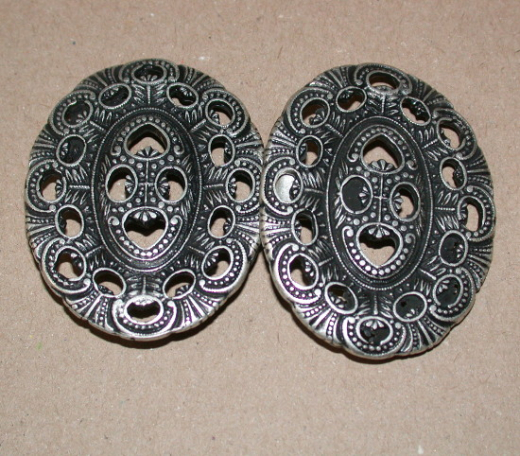 Ornament Clasp oval - 80 mm