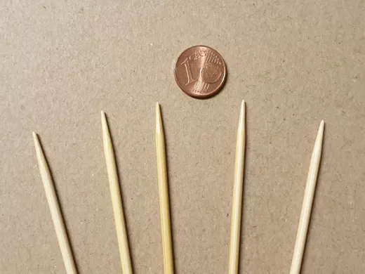 Clover Nadelspiel Takumi Bambus 12,5 cm - 2,0