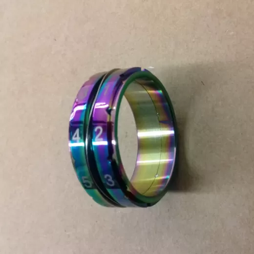 Counter Ring rainbow sz. 7