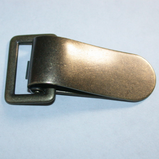 Metal Clip antique brass 40 mm