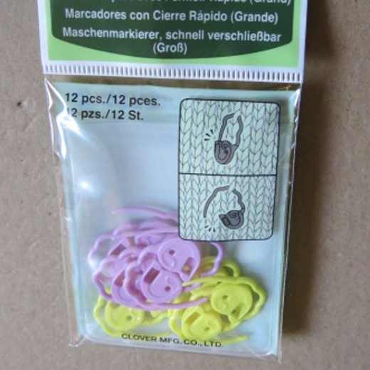 Clover Quick Locking Stitch Markers - large