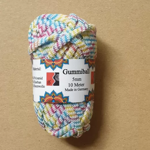 Gummiball 10 m - multicolored