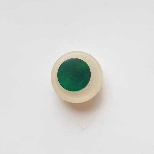 Kleiner Knopf grün - 5 Stck.