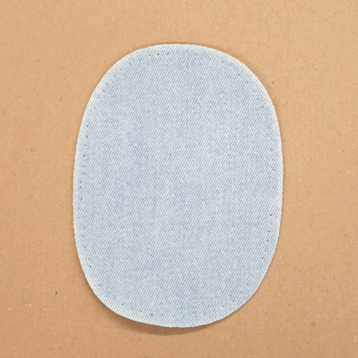 Patch oval - jeans bleached